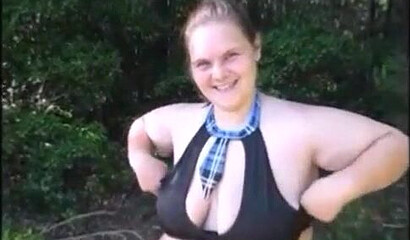 Chubby schoolgirl with big ass skips school to make a homemade porn video with friend