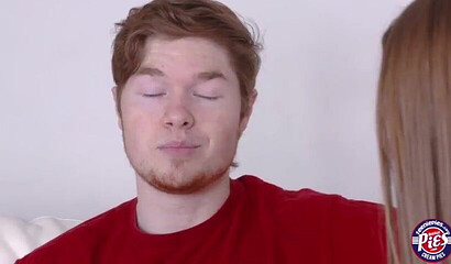 Bubble butt teenie seduces a guy and sucks his dick before taking it from behind hard