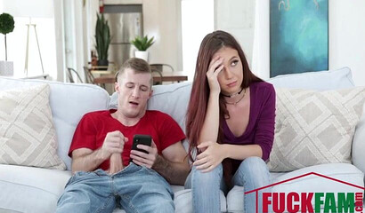 Cute young teen with nice ass wastes no time sucking and riding a rock solid cum gun