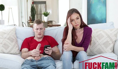 Cute young teen with nice ass wastes no time sucking and riding a rock solid cum gun