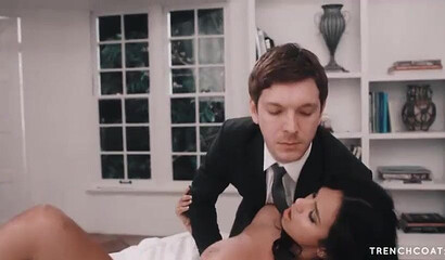 Cute latina teen with big tits and booty is eager to receives a fat schlong in her twat