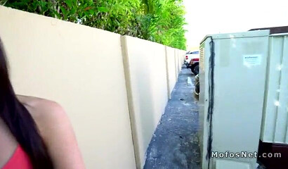 Teenie got picked up for one reason only her big ass was so good stud couldn't resist