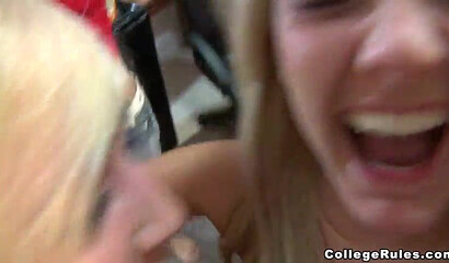 Dirty minded college skank got her big ass plowed wildly by stud at a college party