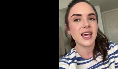 Charming amateur teen with natural tits and phat ass makes homemade porno with boyfriend