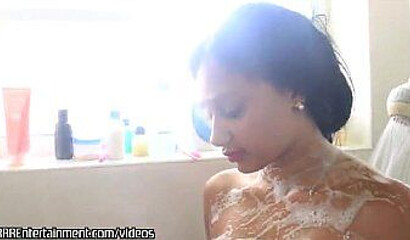 Nasty big bottom girl is happy to show her handjob skills and conquer a thick black dick