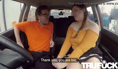 Fat ass BBW can't drive to save her life but she is better at blowjobs and pussy fucking