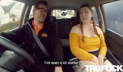 Fat ass BBW can't drive to save her life but she is better at blowjobs and pussy fucking