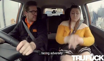 Fat ass BBW can't drive to save her life but she is better at blowjobs and pussy fucking