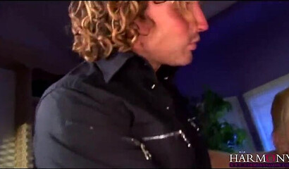 Perverted teen with fat ass deepthroats two guys, enjoys DP session and swallows it all