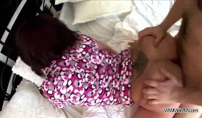 Busty big ass teen offers her asshole to a complete stranger and lets him cum on her face