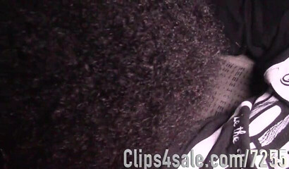 Black phat ass beauty takes the large cock deep inside her mouth before it impales her cunt