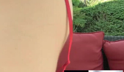 Good looking woman with small titties enjoys taking it in her big ass hard and fast