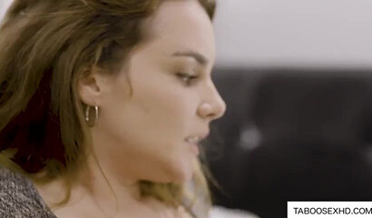 Big ass MILF demonstrates her cock sucking skills before she is fucked hard doggy style