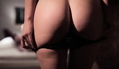 Big ass MILF joins the fun as her step-son impales both her and her girlfriend's wet pussy