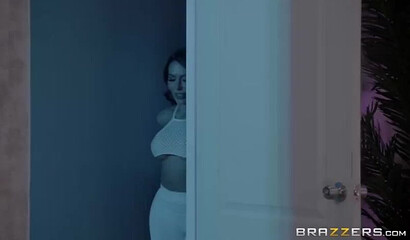 Naughty hottie face sits horny stud before having her bubble butt oiled up and dicked