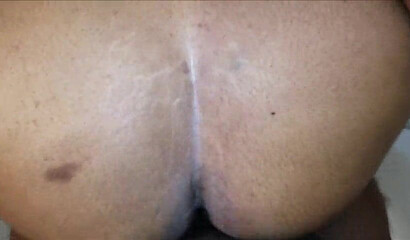 Black BBW shows her phat bottom and demands brutal anal pounding by massive black cock