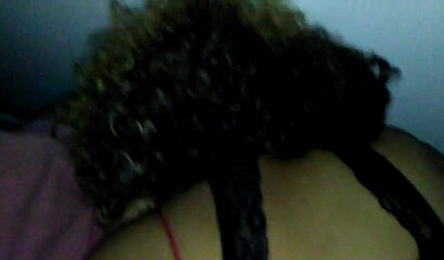 Amateur MILF shows her gigantic ass and lets a big black cock pound her tight asshole