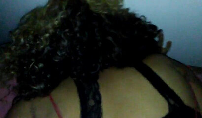 Amateur MILF shows her gigantic ass and lets a big black cock pound her tight asshole