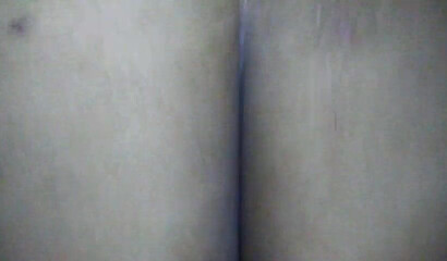 Amateur MILF shows her gigantic ass and lets a big black cock pound her tight asshole