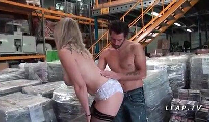 French cougar seduces a man and sucks his raging cock before he enters her tight asshole