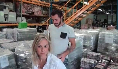 French cougar seduces a man and sucks his raging cock before he enters her tight asshole