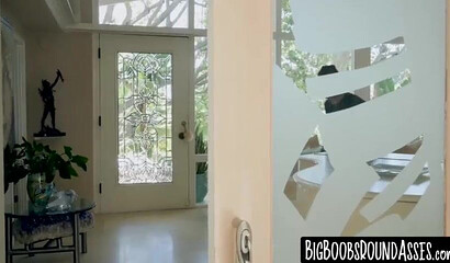 Mature lady with a nice pair of tits bounces on a cock in reverse cowgirl and shakes ass