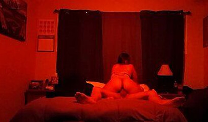 LAtina MILF with a huge fat ass bounces on a dudes cock in the cowgirl position and moans