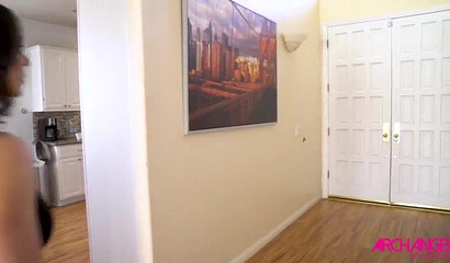 Hot trio with big asses get together and have an amazing lesbian fuck session together