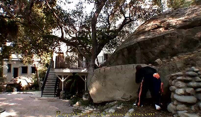 Fat bottom MILF is in pain when her wet cunt is deep penetrated by a massive black cock