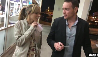 Big bottom blonde MILF loves his big shaft, especially when it's brutally pounding her cunt