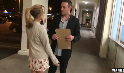 Big bottom blonde MILF loves his big shaft, especially when it's brutally pounding her cunt