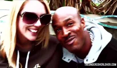 Nasty blonde MILF finally found a large black dick good enough to destroy her big bottom