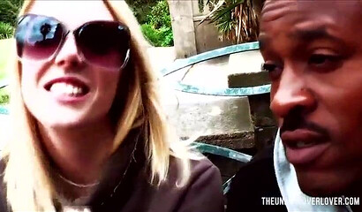 Nasty blonde MILF finally found a large black dick good enough to destroy her big bottom