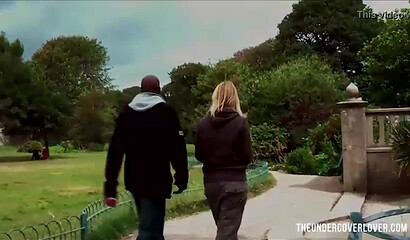 Nasty blonde MILF finally found a large black dick good enough to destroy her big bottom