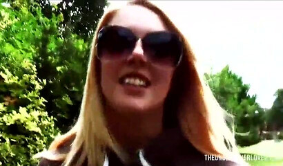 Nasty blonde MILF finally found a large black dick good enough to destroy her big bottom