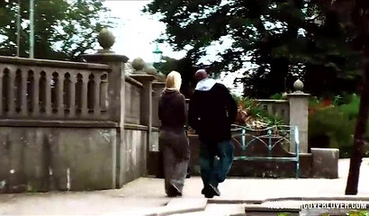 Nasty blonde MILF finally found a large black dick good enough to destroy her big bottom