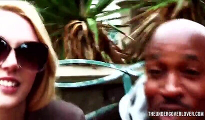 Nasty blonde MILF finally found a large black dick good enough to destroy her big bottom