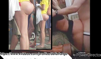 Luscious Blonde MILF banged in her cunt doggystyle making her delicious round ass wiggle