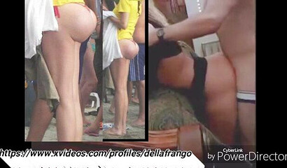 Luscious Blonde MILF banged in her cunt doggystyle making her delicious round ass wiggle