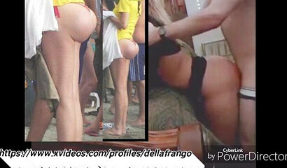 Luscious Blonde MILF banged in her cunt doggystyle making her delicious round ass wiggle