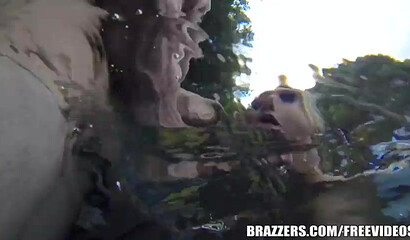 Bald stud with a long cock pounds a white mommy's big fat butt hard from the back