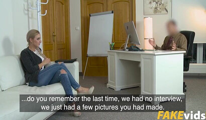 Gorgeous blonde with a knitted ponytail just can't get enough cock as she gets fucked hard