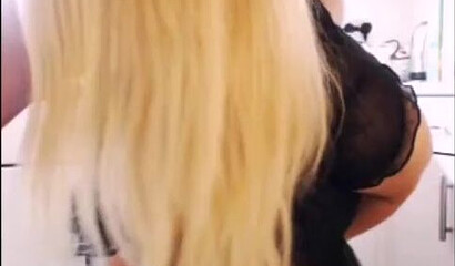 Nasty cougar deepthroats a huge dick and then shoves it in her fat ass for deep fucking