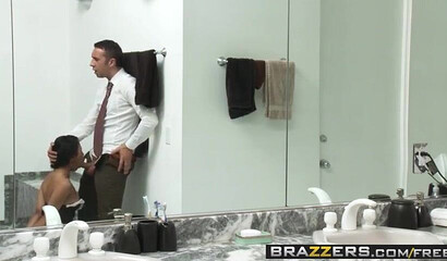 Blonde MILF with large ass feels the need to prove herself and take a fat dick in her pussy