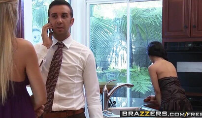 Blonde MILF with large ass feels the need to prove herself and take a fat dick in her pussy