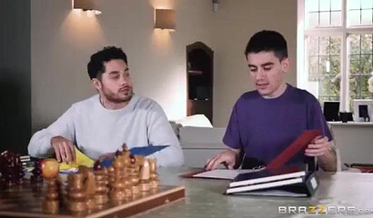 Big bottom ebony teacher seduces her student who destroys her wet cunt with his fat cock