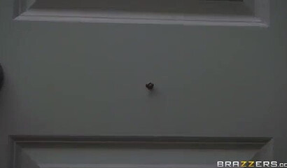 Cutie with a wet pussy gets her fat ass cheeks clapped by a horny hung muscular stud