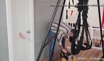 Cutie with a wet pussy gets her fat ass cheeks clapped by a horny hung muscular stud