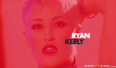 Cutie with a wet pussy gets her fat ass cheeks clapped by a horny hung muscular stud