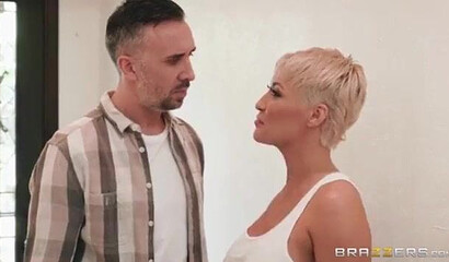 Cutie with a wet pussy gets her fat ass cheeks clapped by a horny hung muscular stud